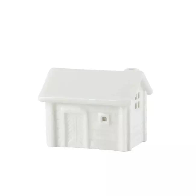 Porsgrund eldhus m pipe, 9x6,8cm