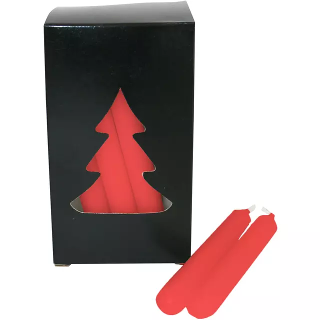 Edelweiss Juletrelys 1,2x10,2 cm 20 stk rød