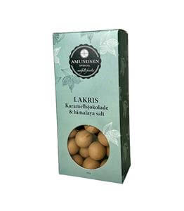 Amundsen lakris karamellsjokolade og himalaya salt