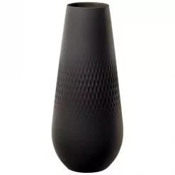V&B Manufacture Collier Noir Vase Carre tall