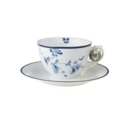 Laura Ashley Cappuccino kopp m/skål China Rose