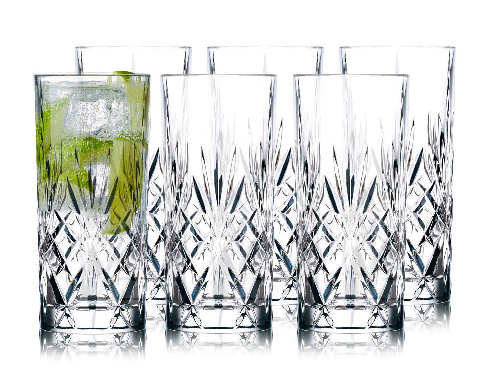 Lyngby Melodia Tumbler Highball Set of 6