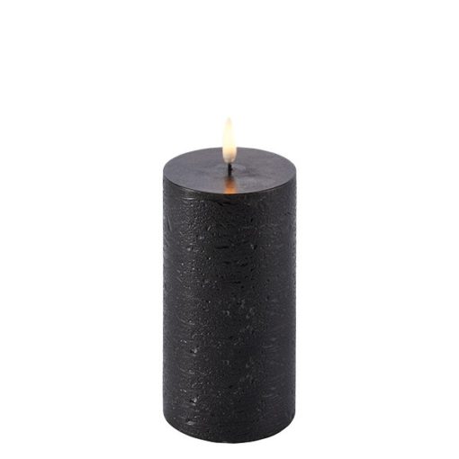 UYUNI Lighting LED Pillar Candle 7,8x15 Forest Black LENGRE BATTERILIV