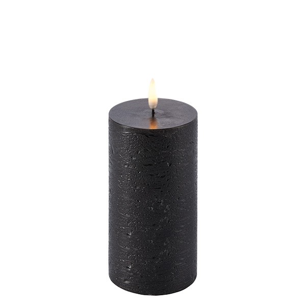 UYUNI Lighting LED Pillar Candle 7,8x15 Forest Black LENGRE BATTERILIV