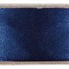 Silkebånd mørk blå 12mm