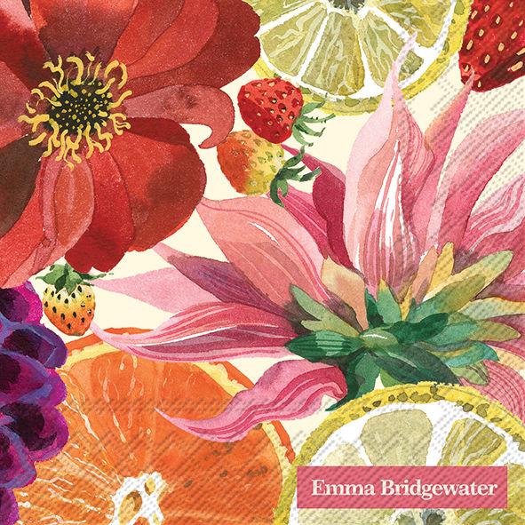 Ihr Kaffeserviett Fruits and Flowers cream Emma Bridgewater
