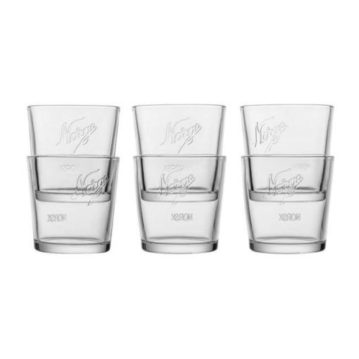 Norgesglasset 6 pk glass 24 cl, stable