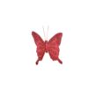 La Vida deko sommerfugl rød,9 cm