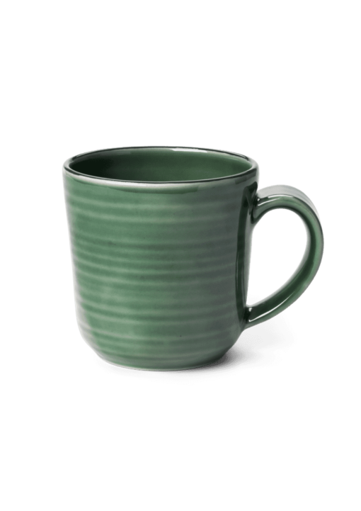 Color kopp med hank 33 cl sage green