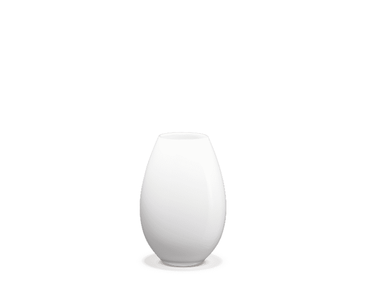 Coccon Vase H20,5cm  hvit