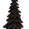 BC Juletre sort gullglitter h:24,5cm