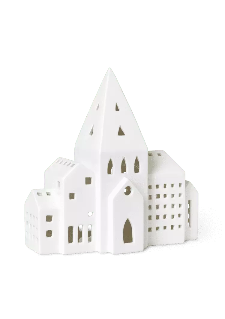 Kähler Urbania lyshus City hvit