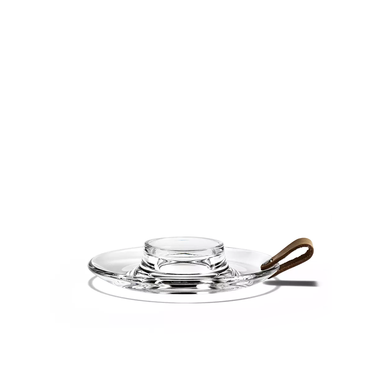 Holmegaard Lysestake til kubbelys Ø 17 cm klar