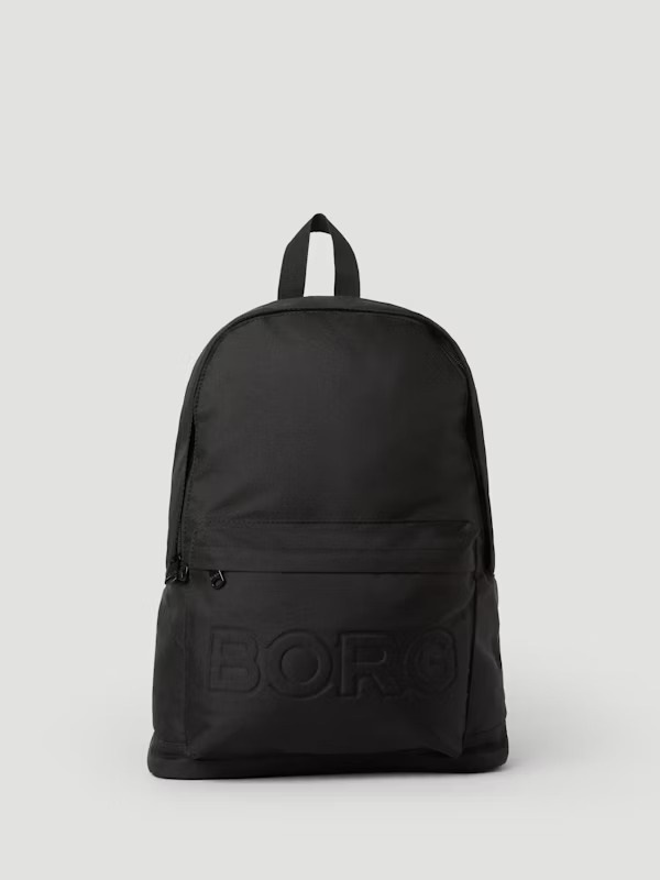 Bjørn Borg, Embossed street backpack black