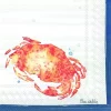Ihr Serviett 33x33, CRAB
