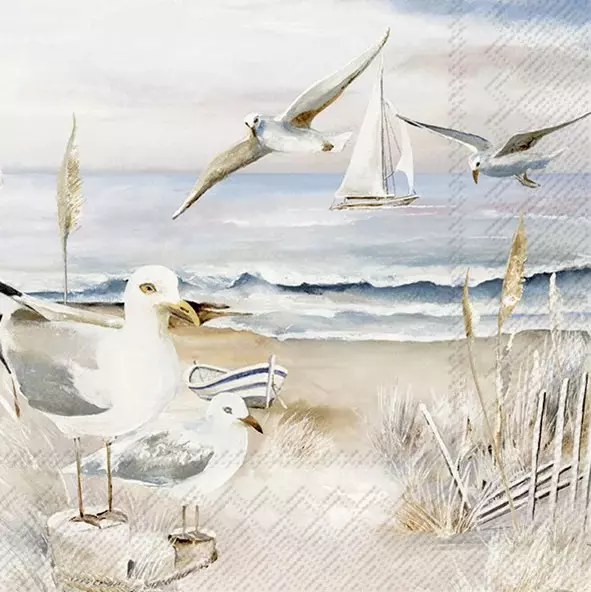IHR Servietter Lunch 33x33 cm SALTY BREEZE