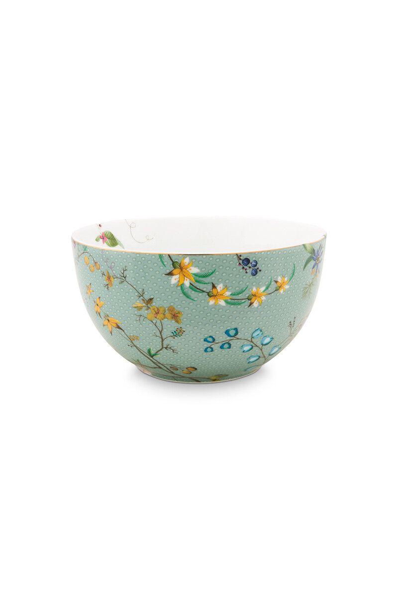 Pip Studios Bolle Jolie Flowers Blue 12cm