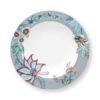 Pip Studios Dyp tallerken Flower Festival Light Blue 21,5cm