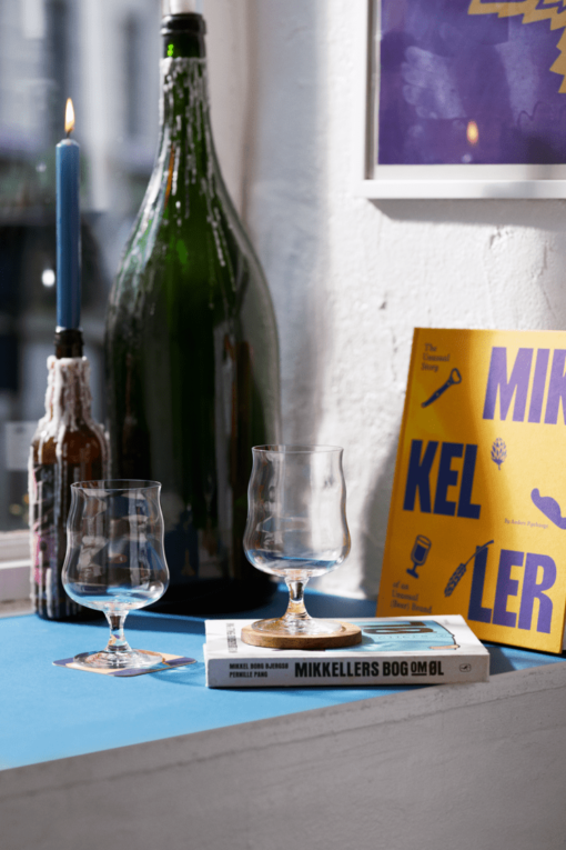 Holmegaard MIKKELLER , Universal ølglass 40cl klar 2 stk