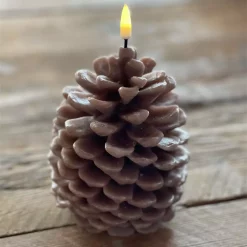 Deluxe Kongle lys 14x19 cm brun