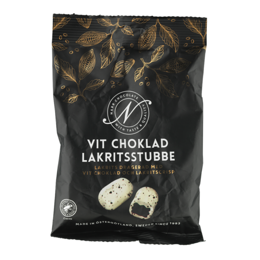 NARR Chocolate Hvit Sjokolade Lakrisstubbe 120 gr