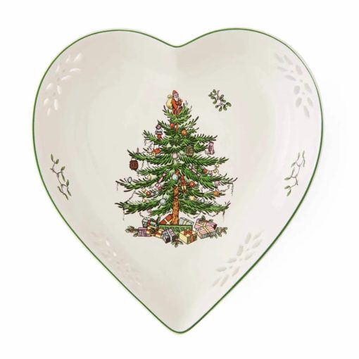 Spode Christmas Hjerteskål