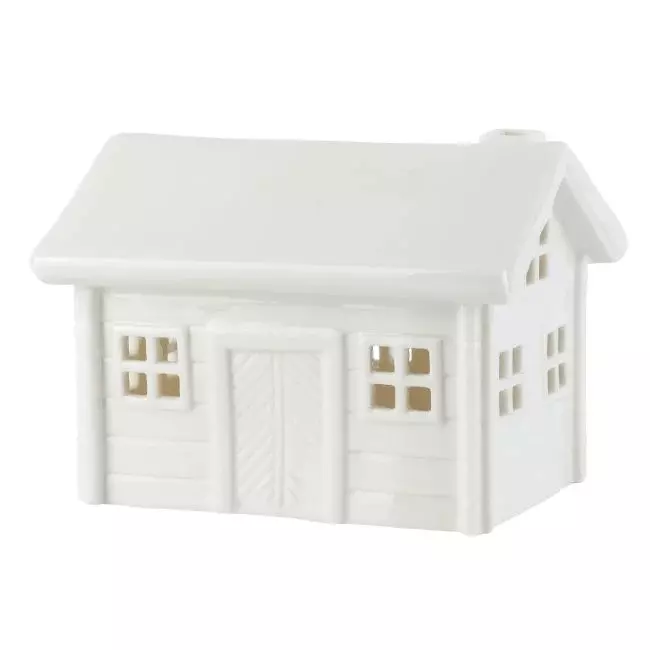 Porsgrund Jul på Tunet vesletugu med pipe 13,4x10,8cm