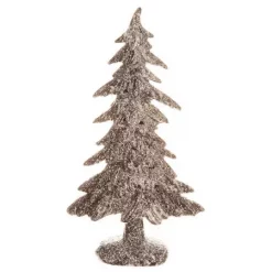 BC Juletre Edelgran sort m/ glitter H:30 cm