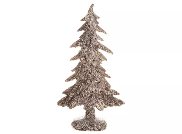 BC Juletre Edelgran sort m/ glitter H:30 cm