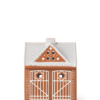 Kahler Gingerbread Lyshus Julestall H11,5 brun