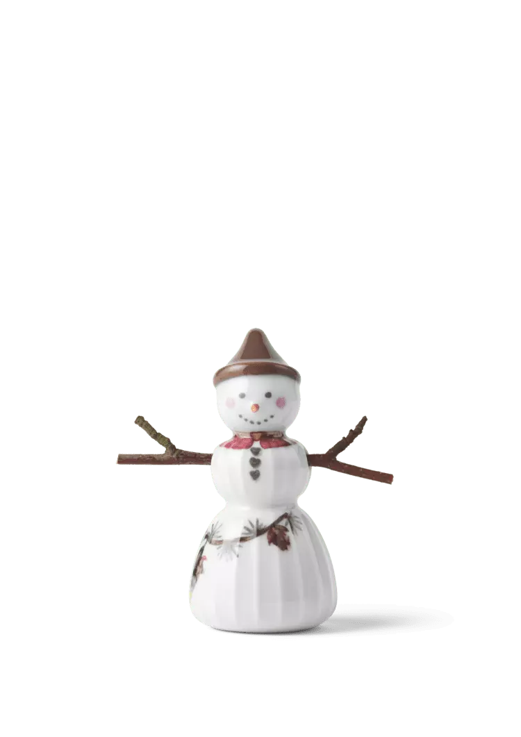 Hammershøi Christmas Snøjente H8 cm hvit m/deko