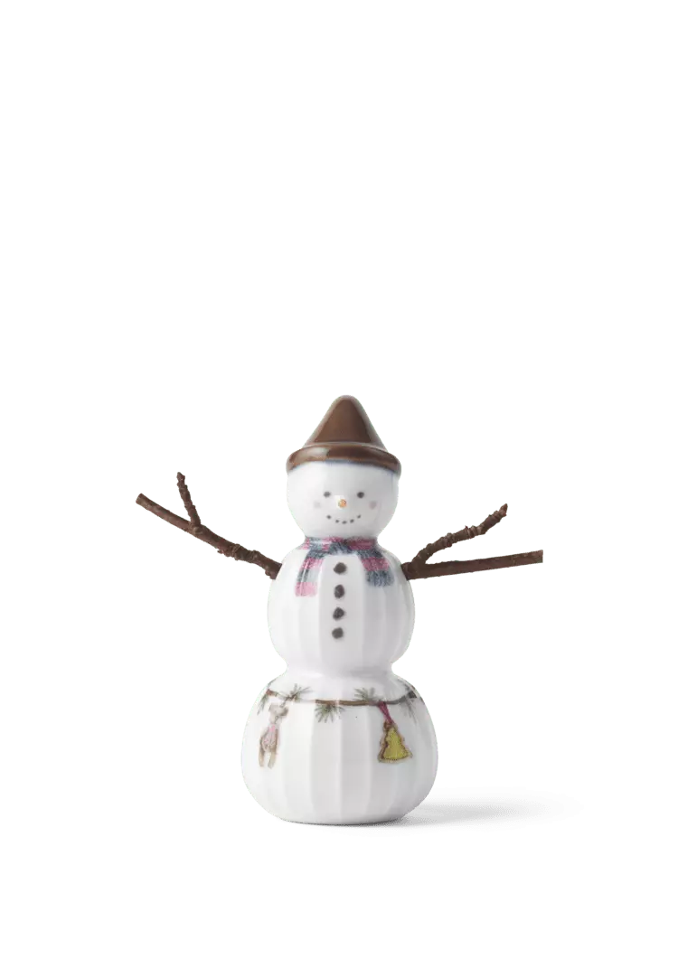 Hammershøi Christmas Snøgutt H9 hvit m/deko