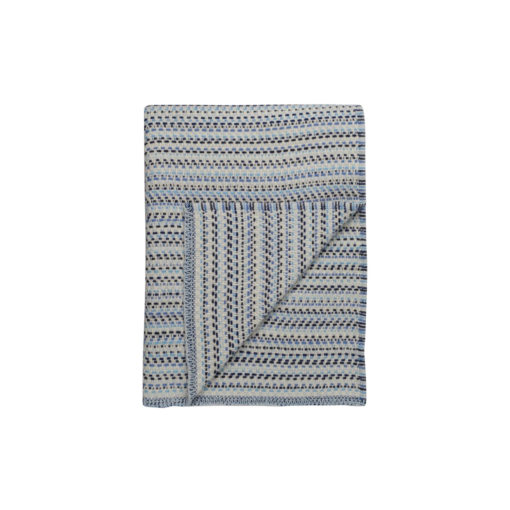 Røros Tweed Pledd JULI Blues Throw