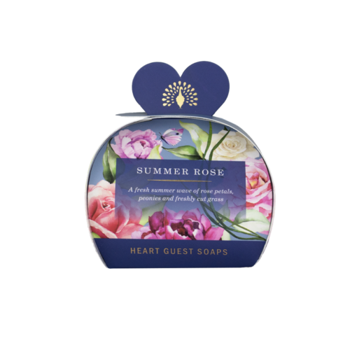 TESC-English Garden Hjertesåpe 3x20 gr -Summer Rose