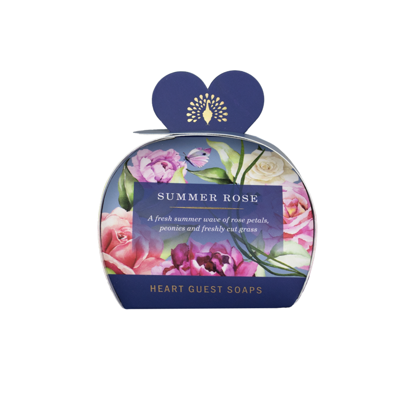 TESC-English Garden Hjertesåpe 3x20 gr -Summer Rose