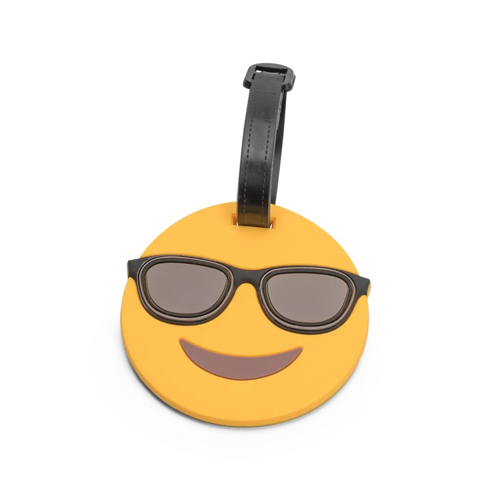 North Pioneer Emoji sunglasses yellow, luggage tag