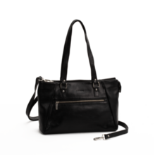 The Monte Tote bag medium skinn , svart