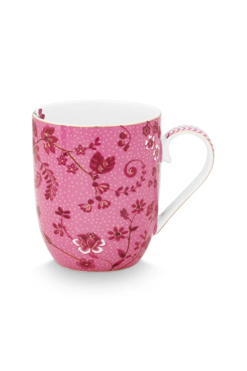 Pip Studios krus lite Jolie Flowers pink