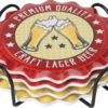 BC Glassbrikke keramikk/kork Beer 11cm