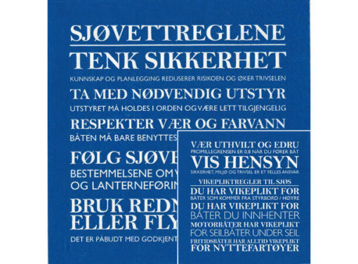 BC Servietter Lunch, Sjøvettregler