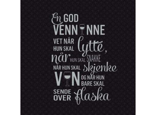 BC Servietter Lunch, En god veninne ...