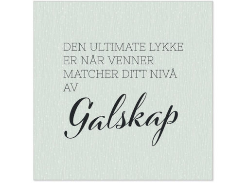 BC Servietter Lunch, Den ultimate lykke er når venner...