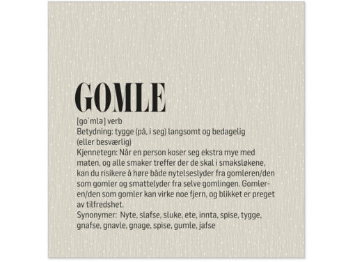 BC Servietter Lunch, GOMLE