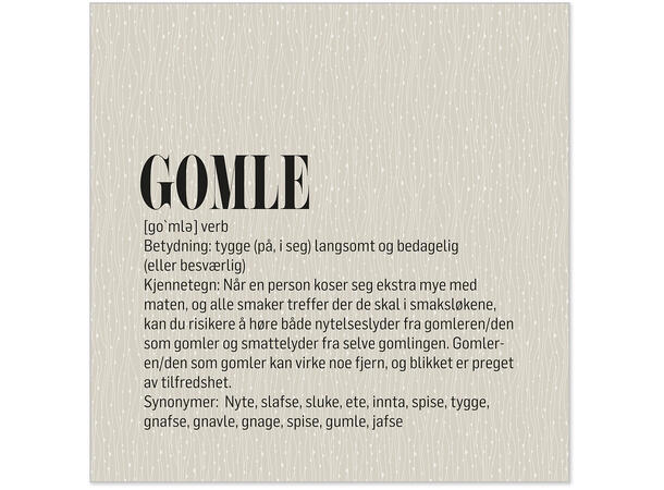 BC Servietter Lunch, GOMLE