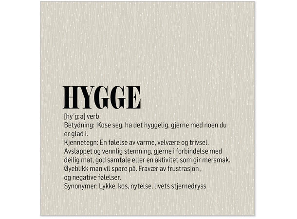 BC Servietter Lunch, HYGGE