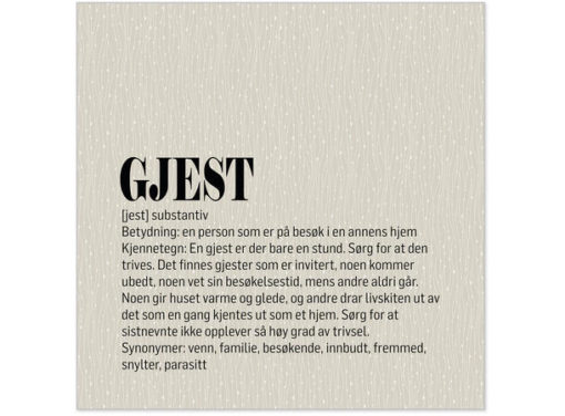 BC Servietter Lunch, GJEST