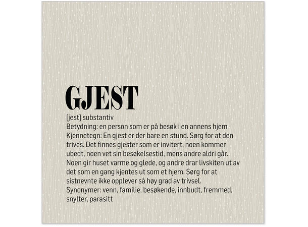 BC Servietter Lunch, GJEST