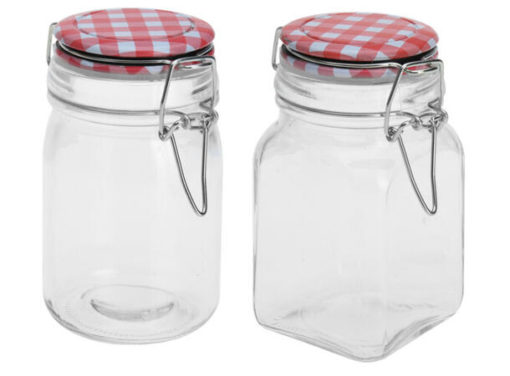 BC Krukke glass oppbevaring 250ml 2ass