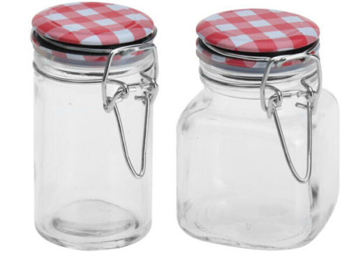 BC Krukke glass oppbevaring 90ml 2ass