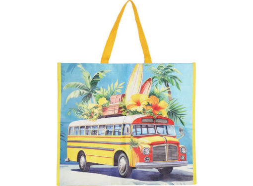 BC Bag handlebag Retro 49x45x16,5cm Gul Skulebuss